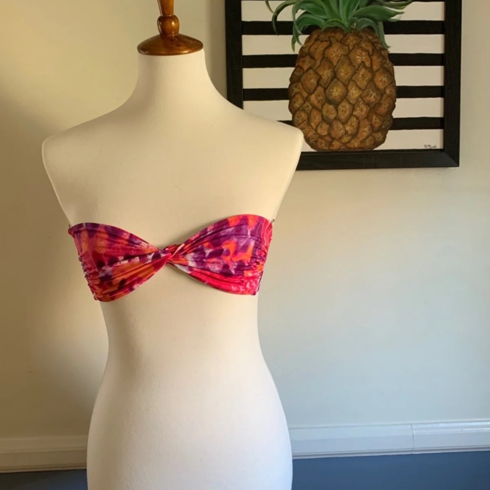 Victoria’s Secret Tie-dye Bandeau Swim Suit Top